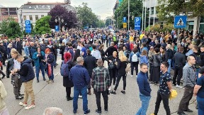 U toku protest u Nišu